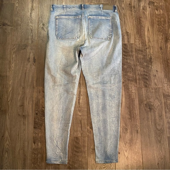 Frankie & Stella Jeans size 16 Jeaniologie skinny jeans elastic waist pull on - Picture 2 of 10